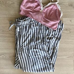 VS Striped Jogger PJ Bottoms